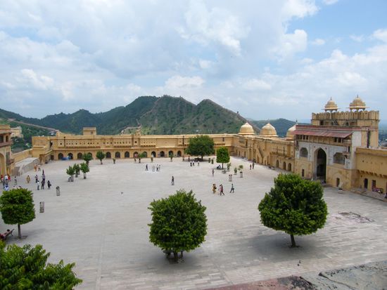 einer der Innenhöfe im Fort