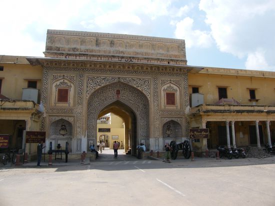 Eingang zum Stadtpalast