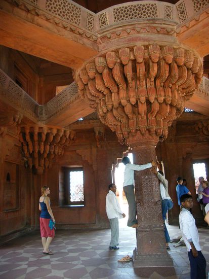 ein Mittelpfeiler, in einem Haus