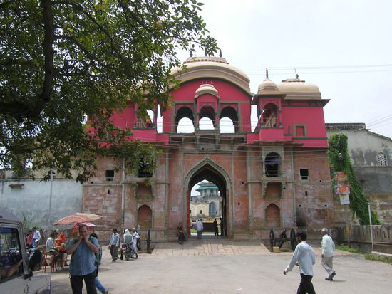 der Eingang zum Fort