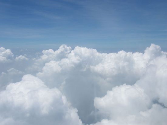 über den Wolken ...