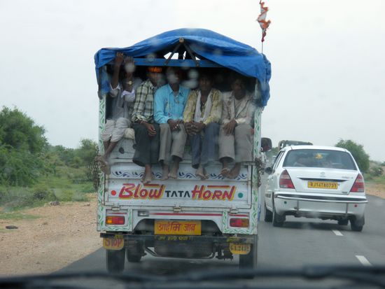 Transport auf indisch