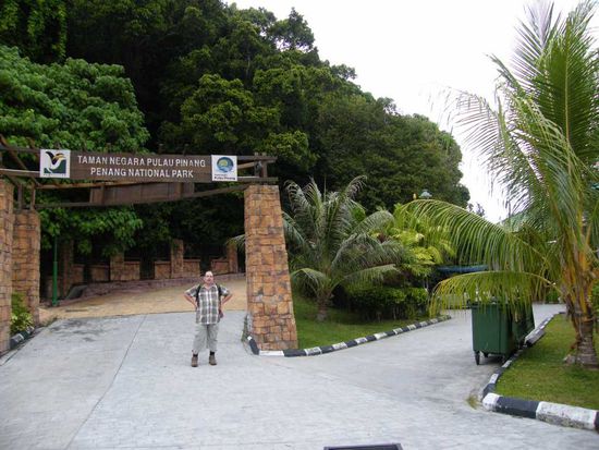 Am Eingang zum Nationalpark