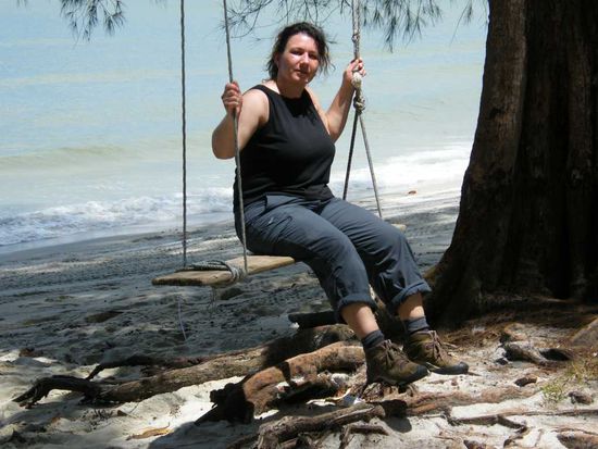 auf der Affenschaukel ....