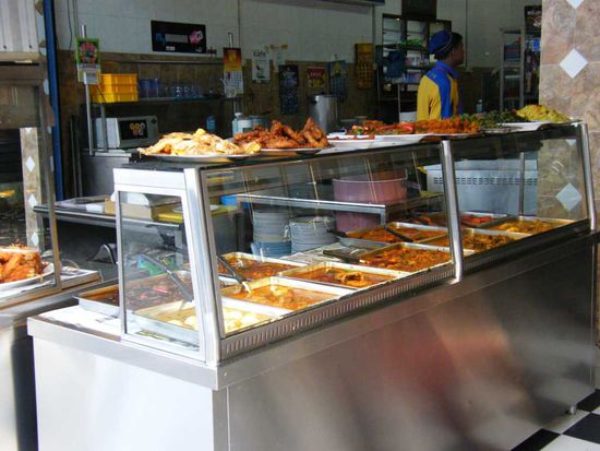 hm ... lecker.... das Bufett im Restaurant ....