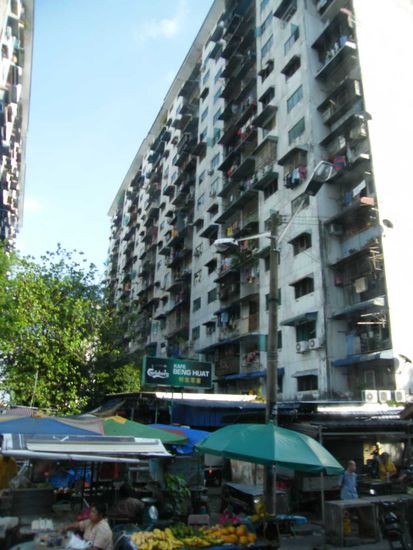 auf dem Rückweg vom Penang Hill ....
