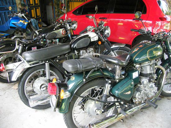 dieses Bild bot sich mir beim betreten der Pension ...