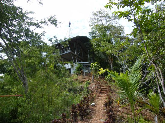 Restaurant unseres Hotels von aussen ...