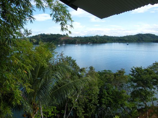 Blick von der Terasse in Boca