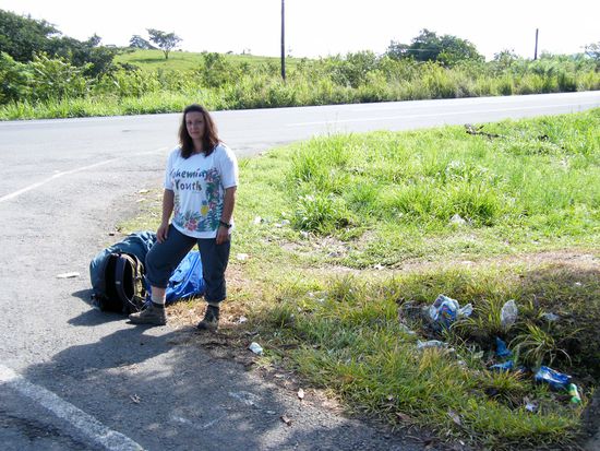 Benita an der Panamericana