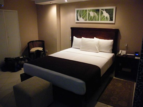 unser Zimmer für die letzten 2 Nächte ....