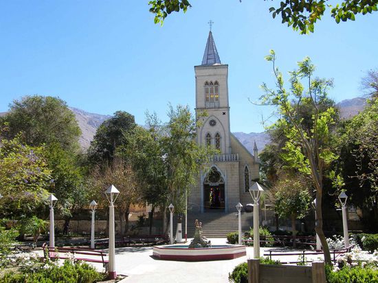 die Kirche von Pisco
