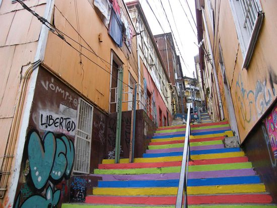 bunte Treppen ... überall