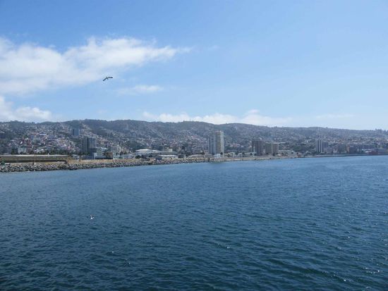 Blick von der Mole zur Stadt