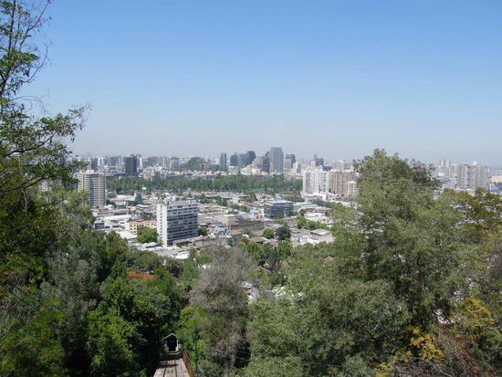 Santiago von fast ganz oben