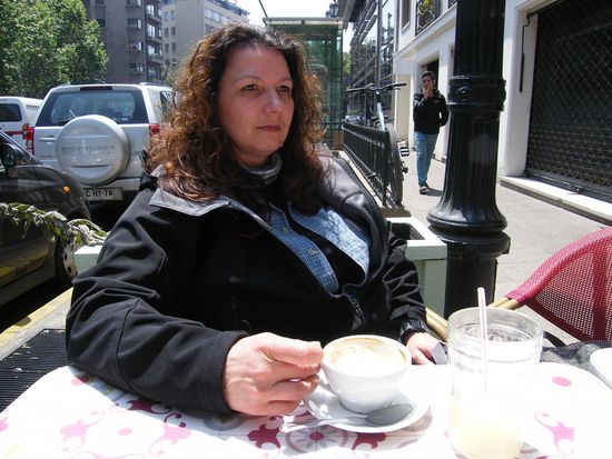 im Cafe ...