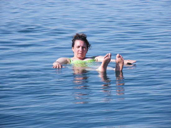 auf der Salzlagune ....