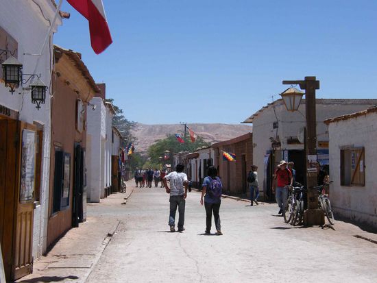 das ist San Pedro am Mittag ...