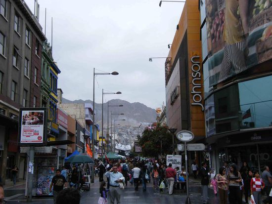 die Fussgängerzone von Antofagasta
