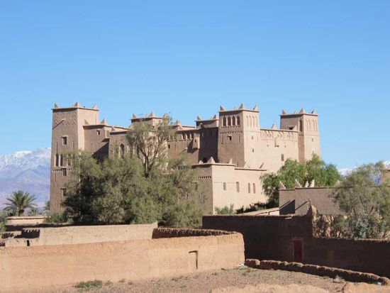 unsere Kasbah ... hier haben wir geschlafen ...