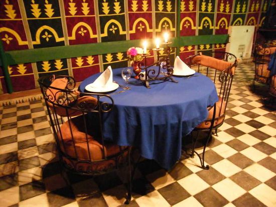 so vornehm dinnieren wir hier ....