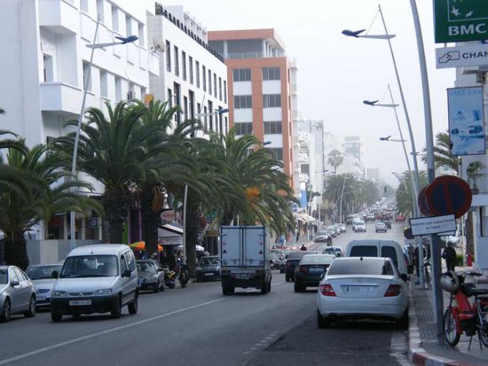 Hauptstrasse in Agadir ... natürlich nur ein kleiner Ausschnitt