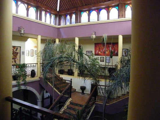 Innenansicht vom unserem Riad Zahra