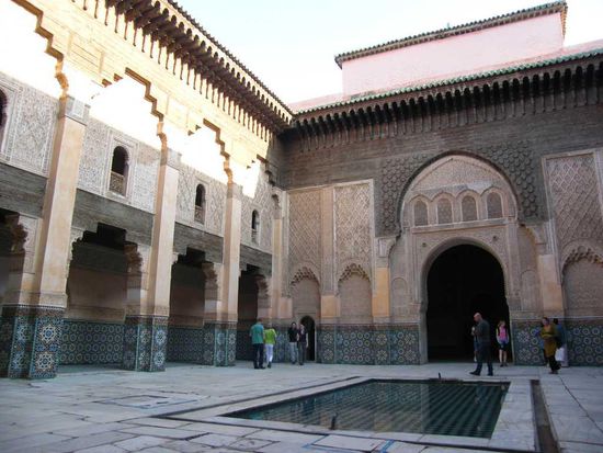 die alte Koranschule Ben Youssef ...