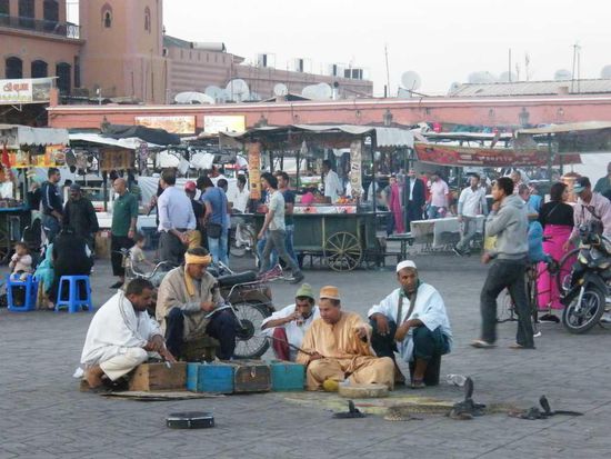 Schlangenbeschwörer auf dem Djemaa el Fna