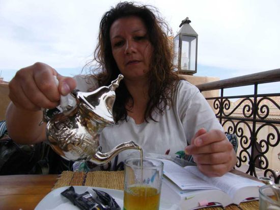 die Fotografin ... Benita ist auch gut auf The Menthe ... 