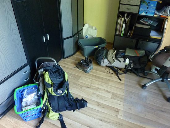 50% Planerfüllung ... mein Rucksack ist fertig...