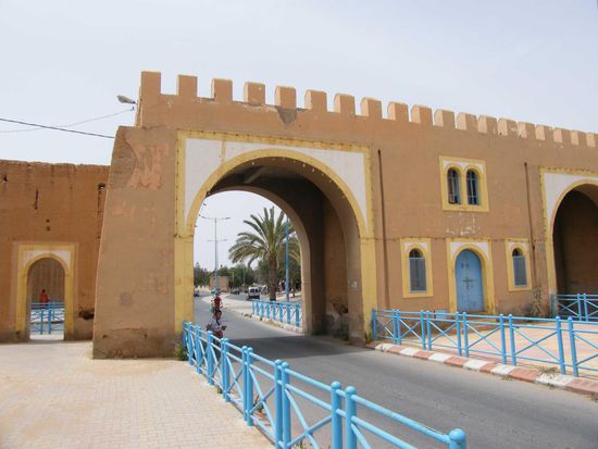 ein EIngangstor in die Medina von Tiznit