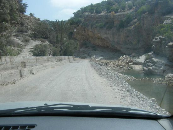 da war die Piste schon wieder ausgebessert.