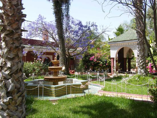 der Blick aus unserem Hotelzimmer.