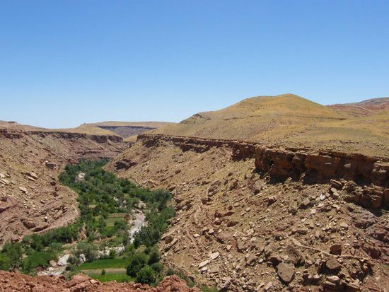Canyon ... alles auf dem Weg nach Aid Ben Haddou.