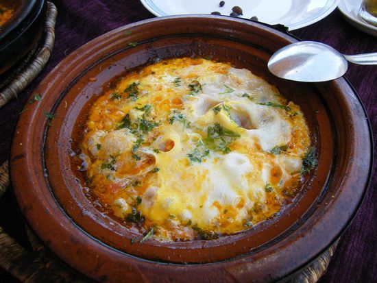 Mittach ... es gibt meistens Omelette Berbere ...