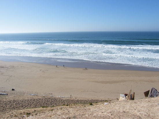 nix los am Beach ...