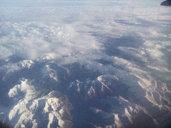 ich vermute die Alpen ... dieses Jahr gab es wohl genug Schnee ...