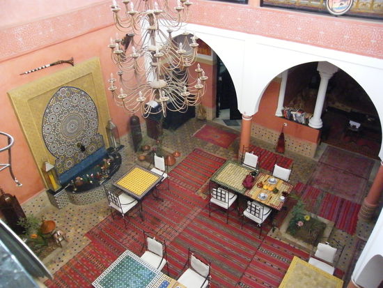 das Riad Losra von innen ...