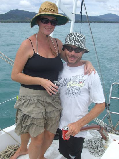 Die stolzen Bootsbesitzer.
Danke fuer die Tour!!!