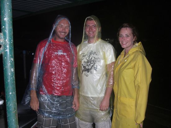 Man moege es kaum glauben, aber es hat tatsaechlich auch mal geregnet...und dann auch noch ganz schoen lange.