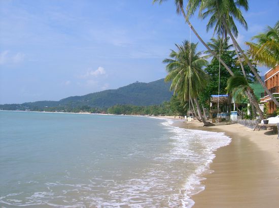 der Lamai Beach von der anderen Seite