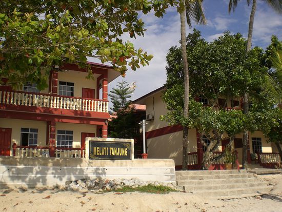 Unser Guesthouse direkt am Strand