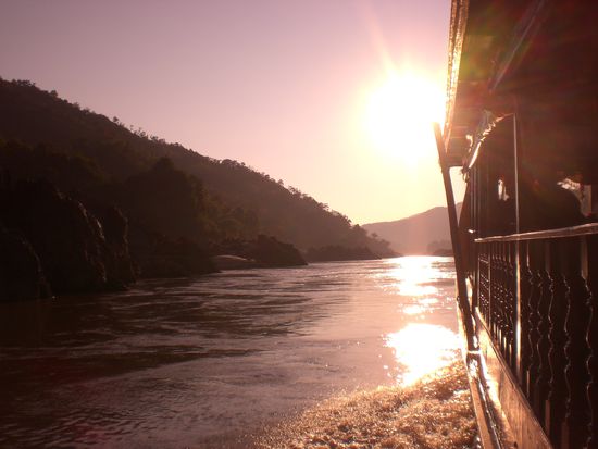 Kurz bevor wir Pakbeng erreichten