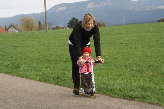 Rollerausflug mit Spielplatzbesuch