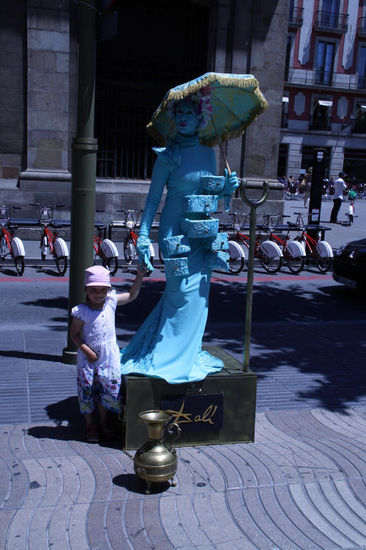 Fototermin auf der Rambla