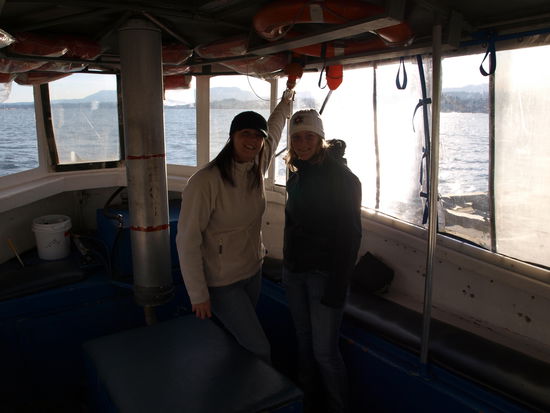 auf der Fähre nach Newcastle Island