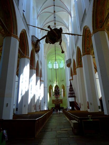 Gesamtlänge des Innenraums 96m