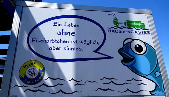 ..........auch Fischbrötchen.