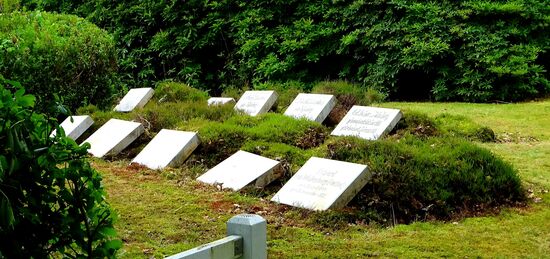 ....der Privatfriedhof, Zugang gesperrt